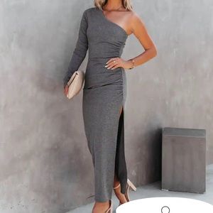 VICI Such A Stunner Ribbed Maxi Dress